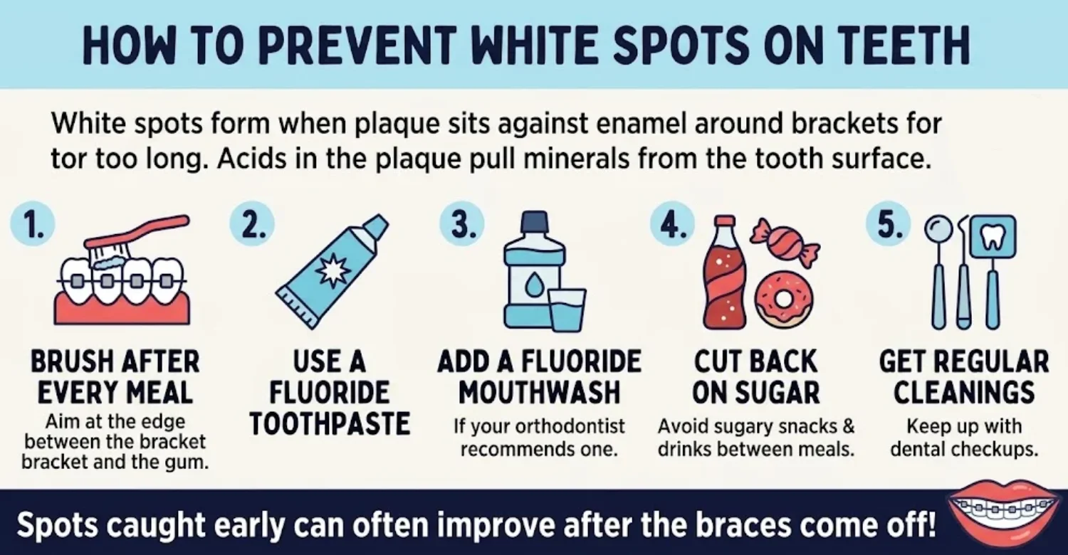 clear braces infographic